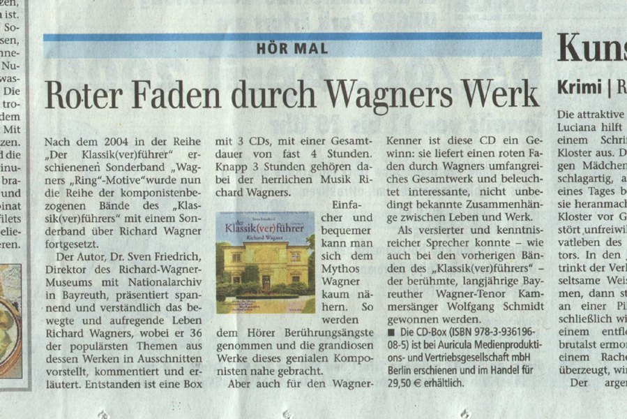 Neue Presse Coburg vom 29.3.2008