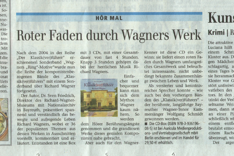 Neue Presse Coburg vom 29.3.2008